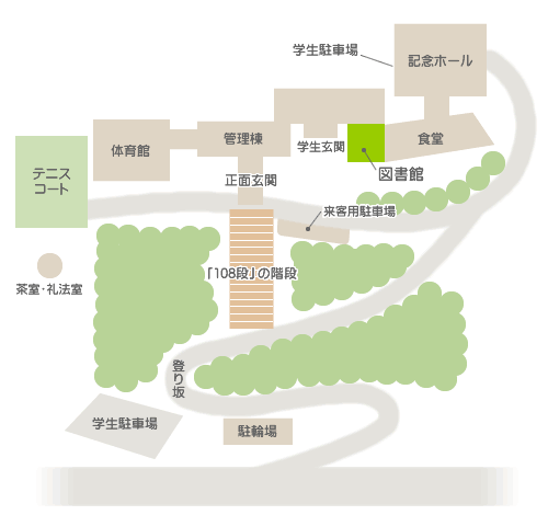 信州豊南短期大学キャンパスマップ